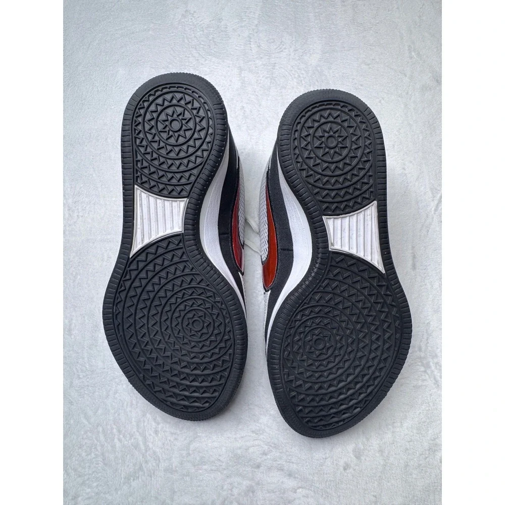Nike Book 2 Spiridon Mens 10 Silver Black Red IQ0050-001 No Insoles